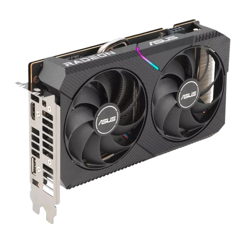 Card màn hình ASUS Dual Radeon™ RX 6500 XT OC Edition (DUAL-RX6500XT-O4G-V2)