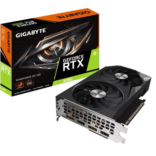 Card màn hình Gigabyte RTX 3060 12G WINDFORCE OC (rev. 1.0)