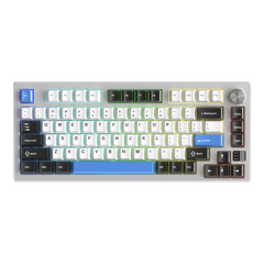 Bàn phím cơ không dây Dare-U EK75 Pro AL White Blue | Wireless/ case nhôm/ Cloud (Linear) Switch