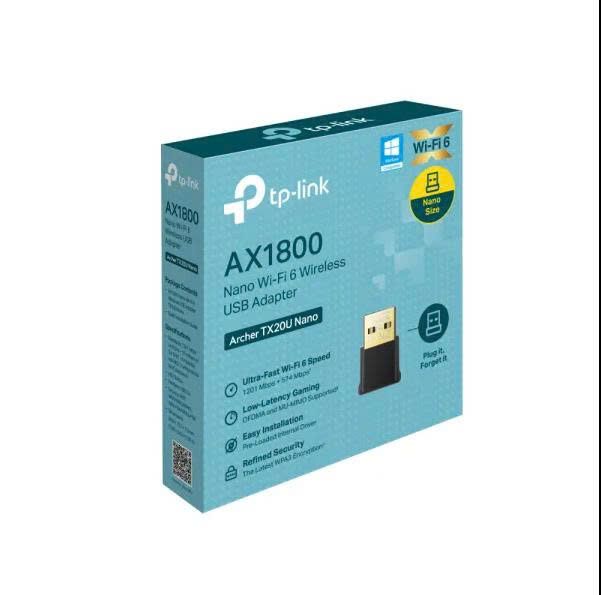 USB WiFi 6 TP-Link Archer TX20U Nano AX1800