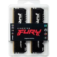 Ram Kingston Fury Beast RGB 16GB | 2x8GB/ DDR4/ 3200MHz KF432C16BB2AK2/16