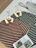  NOOBITA - Áo thun polo kẻ sọc 8379 