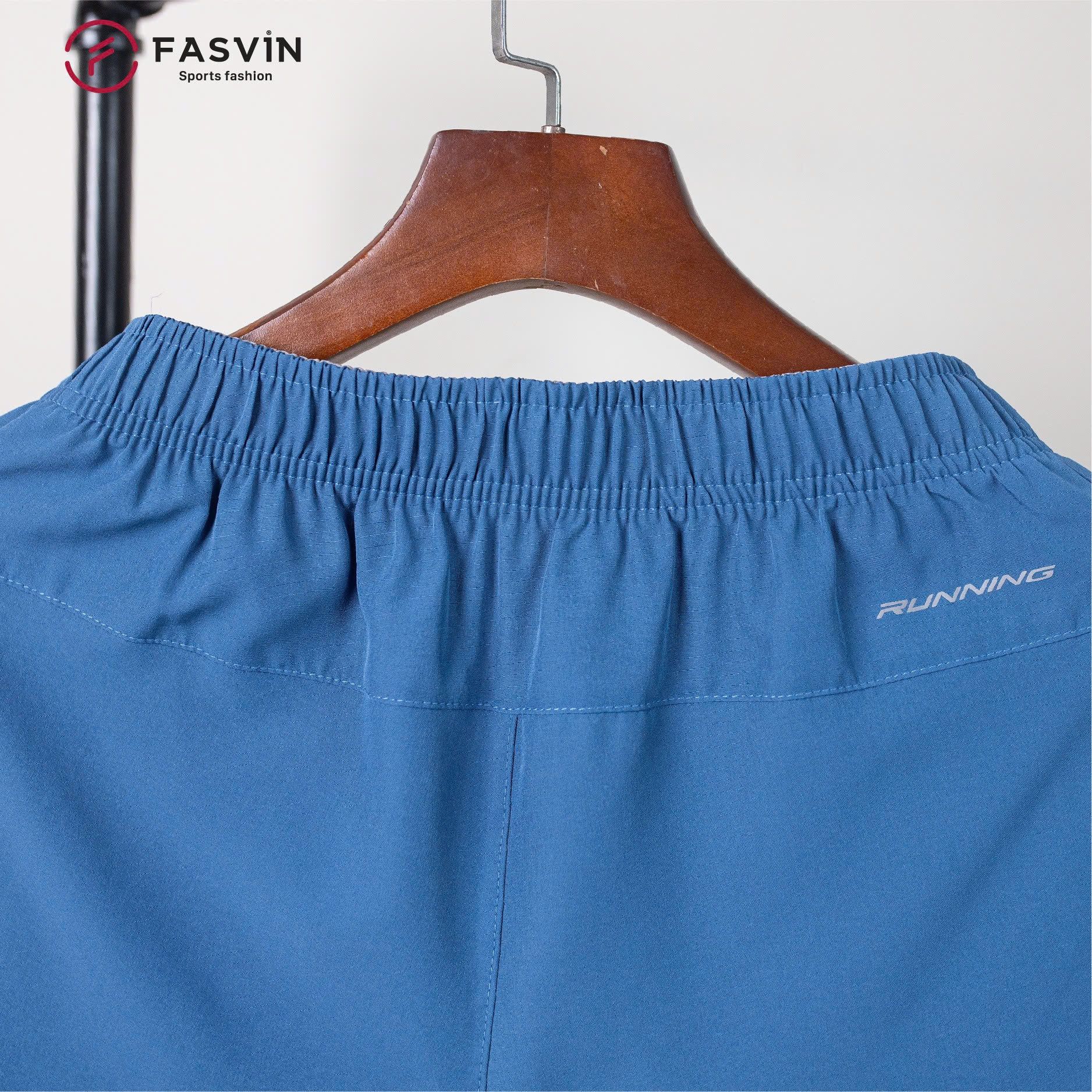  Quần đùi nam ngắn chạy bộ Fasvin R26215.HN vải Dù Gió nhẹ mát tiện dụng thể thao hay mặc nhà 