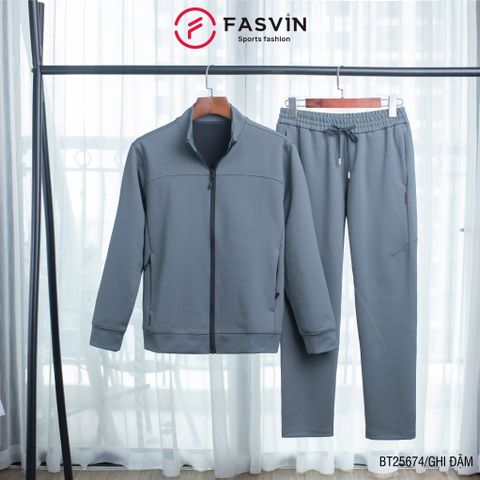  Bộ thun thể thao nam 01 lớp Fasvin BT25674 vải Nylon cao cấp co giãn thoải mái chất lượng tốt 