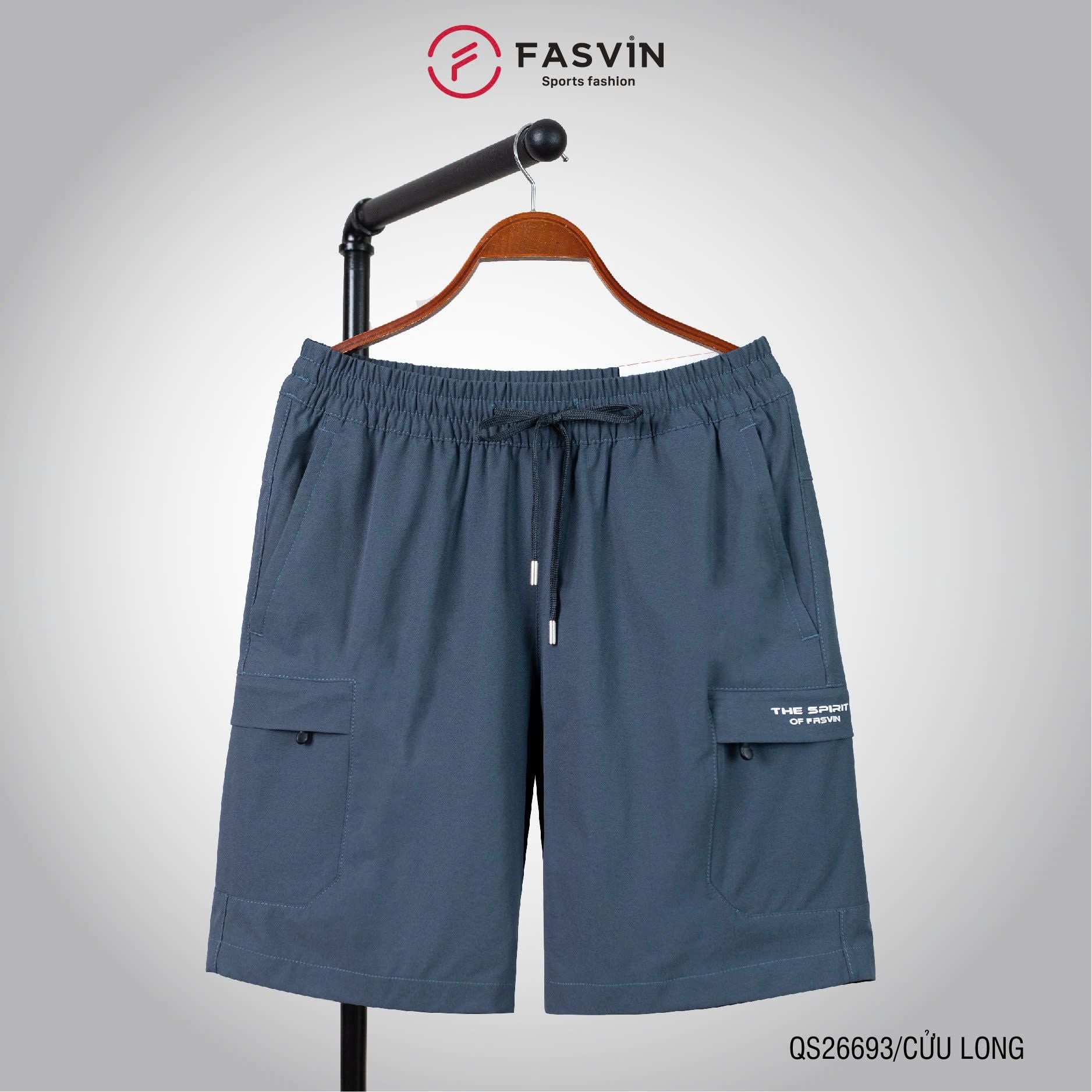  Quần short thể thao nam Fasvin QS26693.HN chất liệu cao cấp mềm thoải mái 