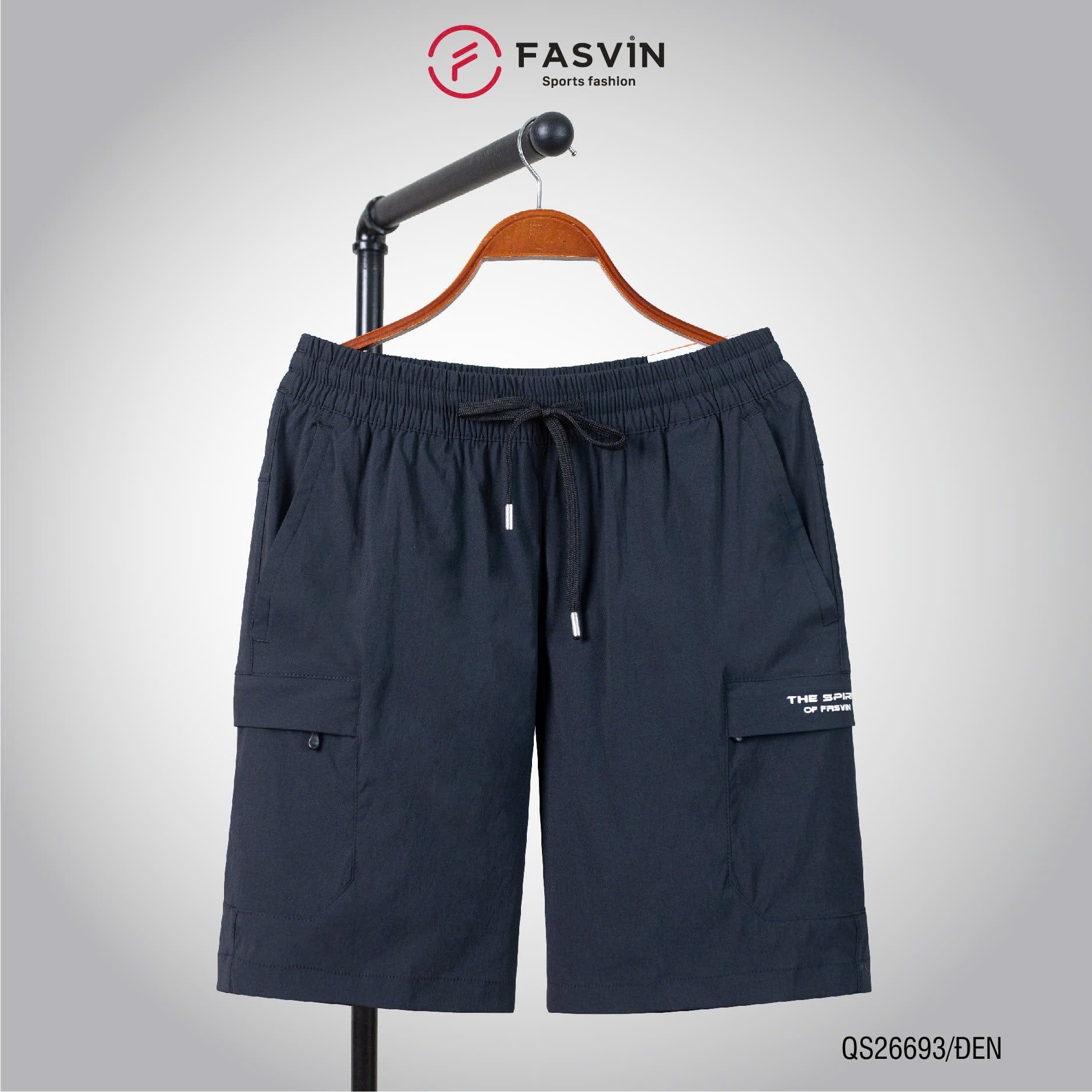  Quần short thể thao nam Fasvin QS26693.HN chất liệu cao cấp mềm thoải mái 
