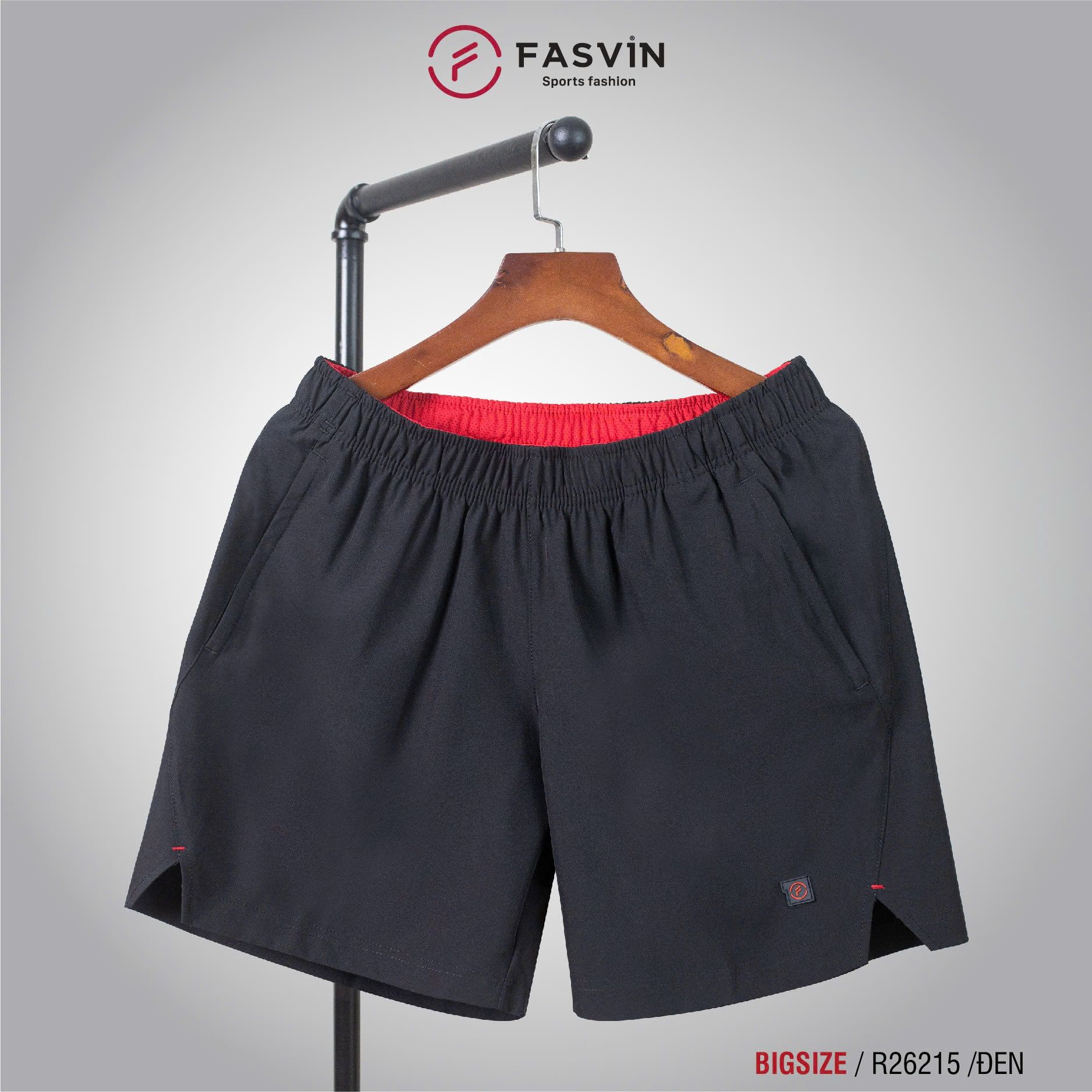  Quần đùi nam ngắn chạy bộ Fasvin R26215.HN vải Dù Gió nhẹ mát tiện dụng thể thao hay mặc nhà 