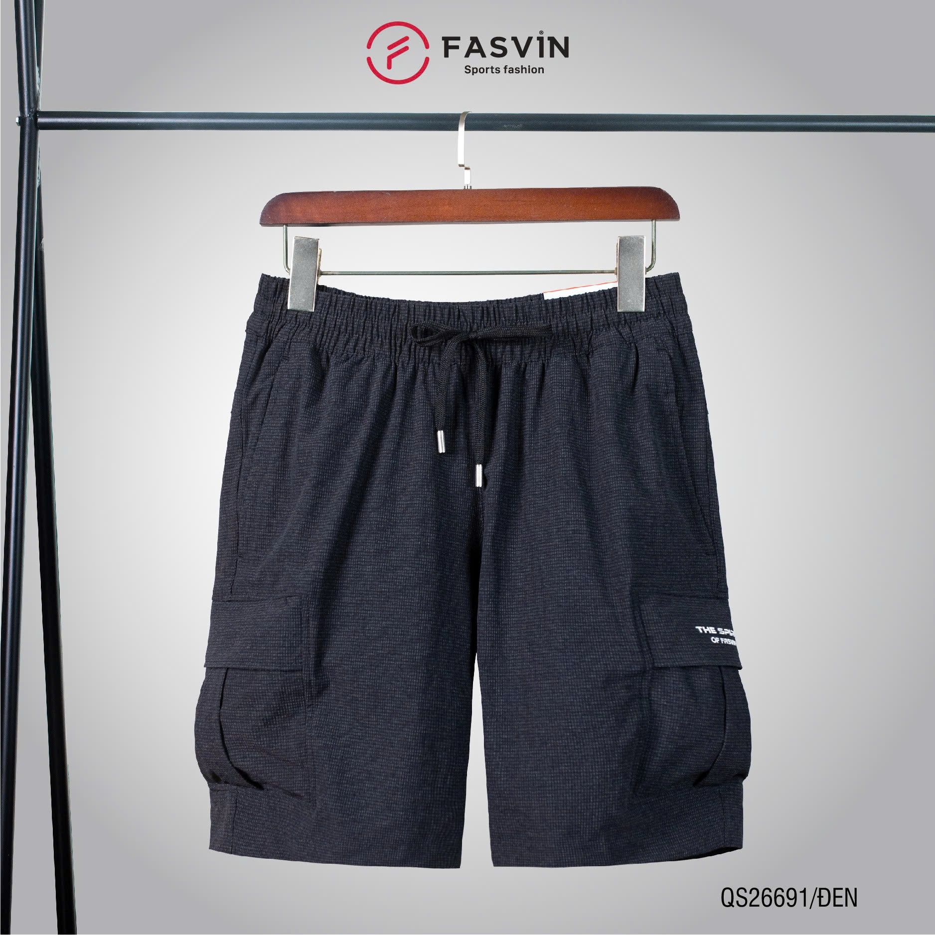  Quần short thể thao nam Fasvin QS26691.HN chất liệu cao cấp mềm thoải mái 