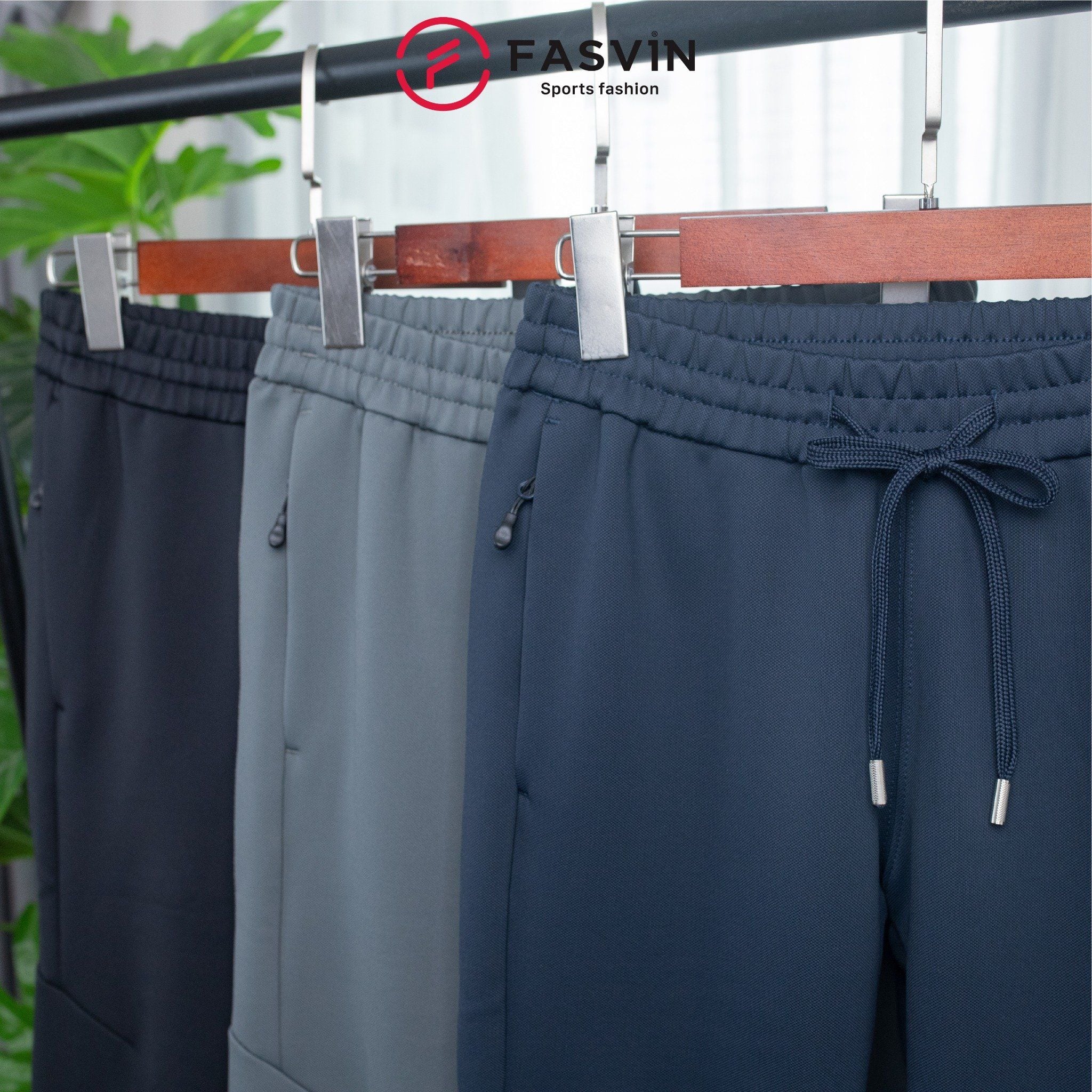  Quần Nỉ Thun Nam Cao Cấp FASVIN DT25675 Vải Nylon Hàng Nhà Máy Chất Lượng Cao 