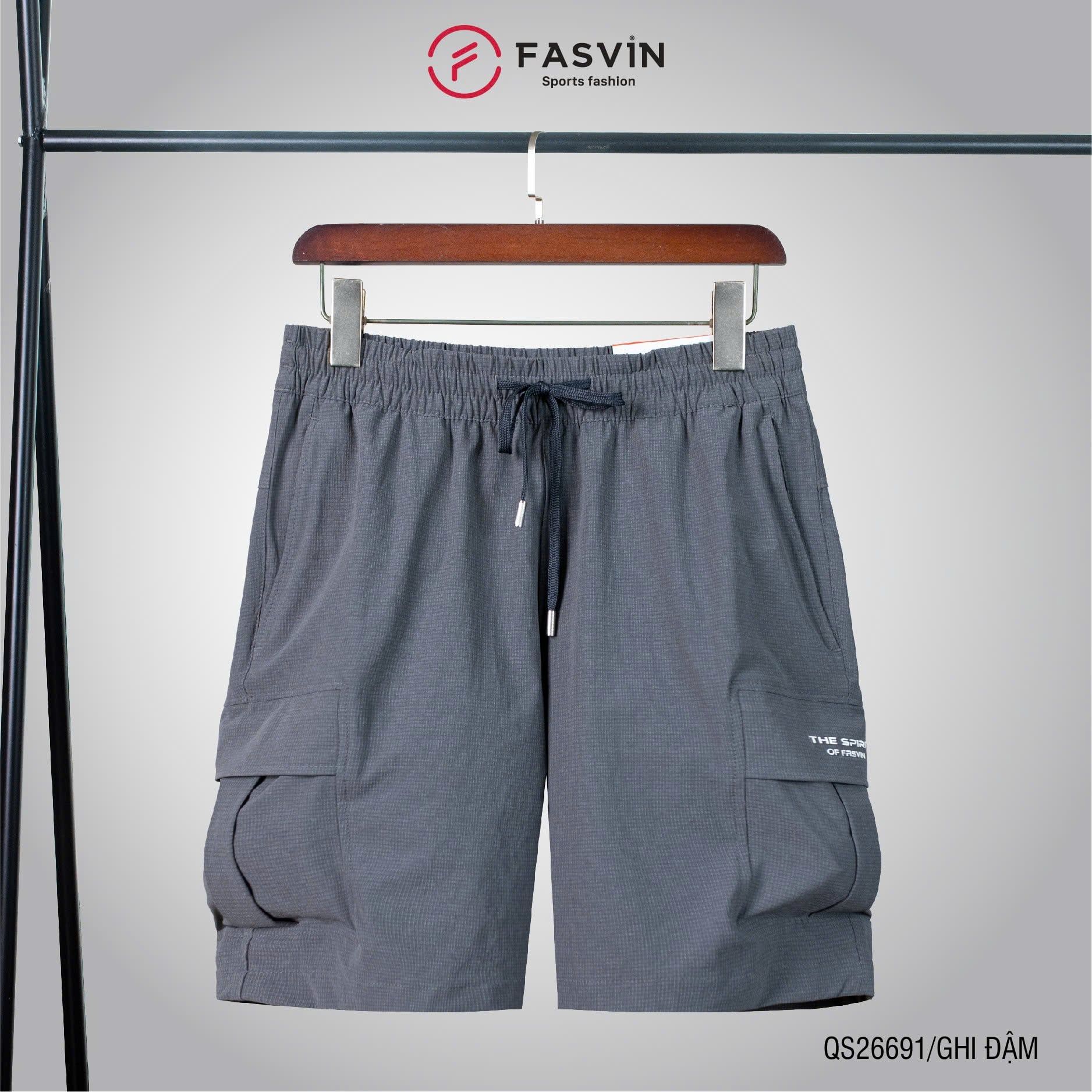  Quần short thể thao nam Fasvin QS26691.HN chất liệu cao cấp mềm thoải mái 