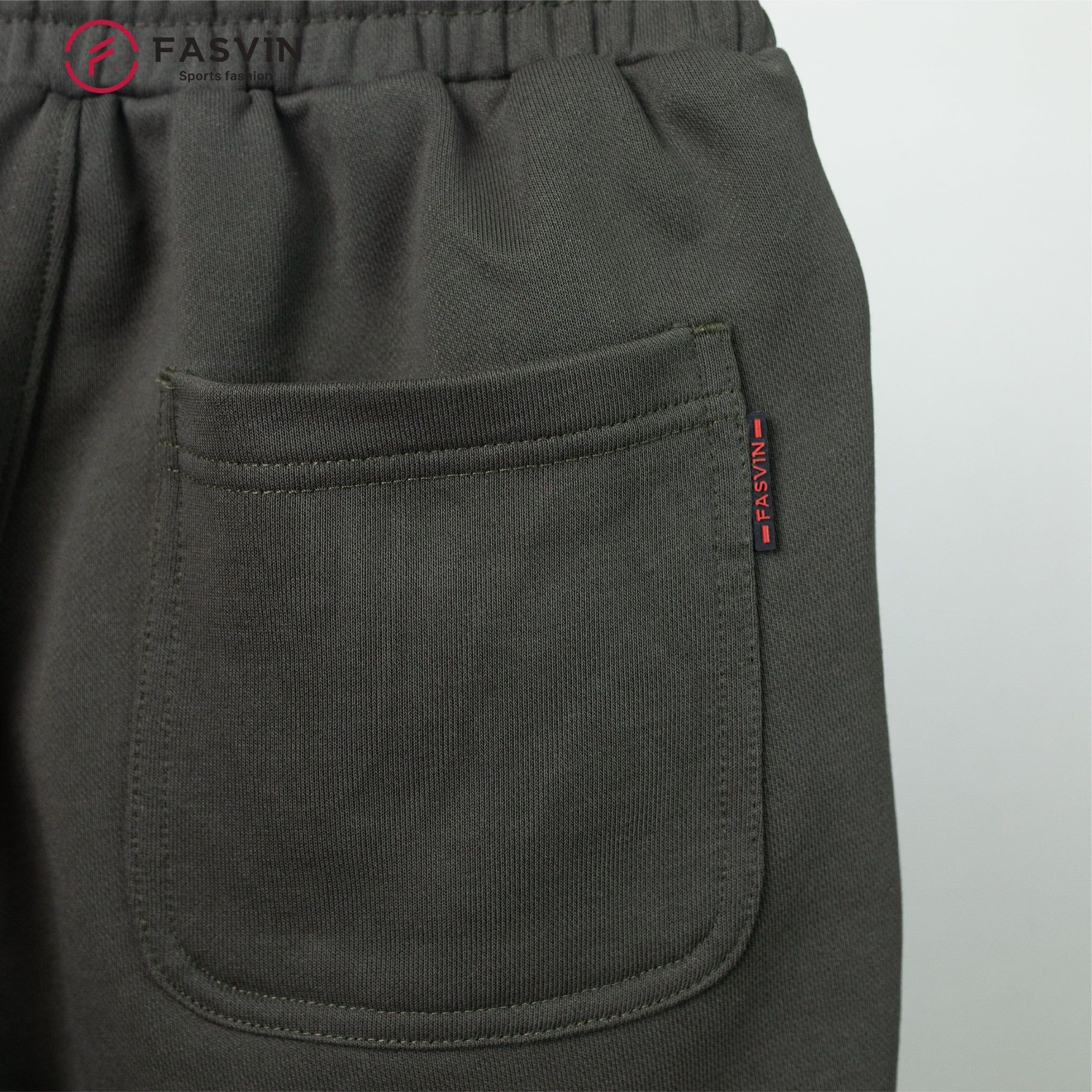 Quần short thể thao nam Fasvin NS26699.HN chất liệu COTTON cao cấp mềm mại 