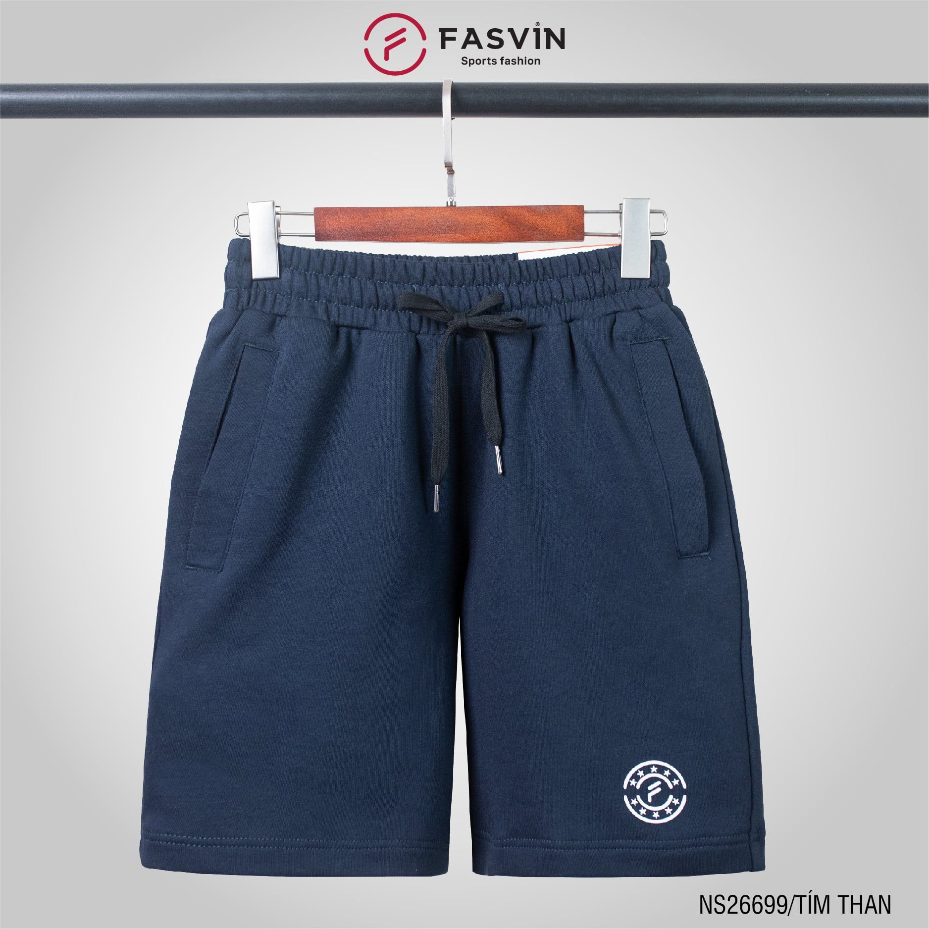  Quần short thể thao nam Fasvin NS26699.HN chất liệu COTTON cao cấp mềm mại 