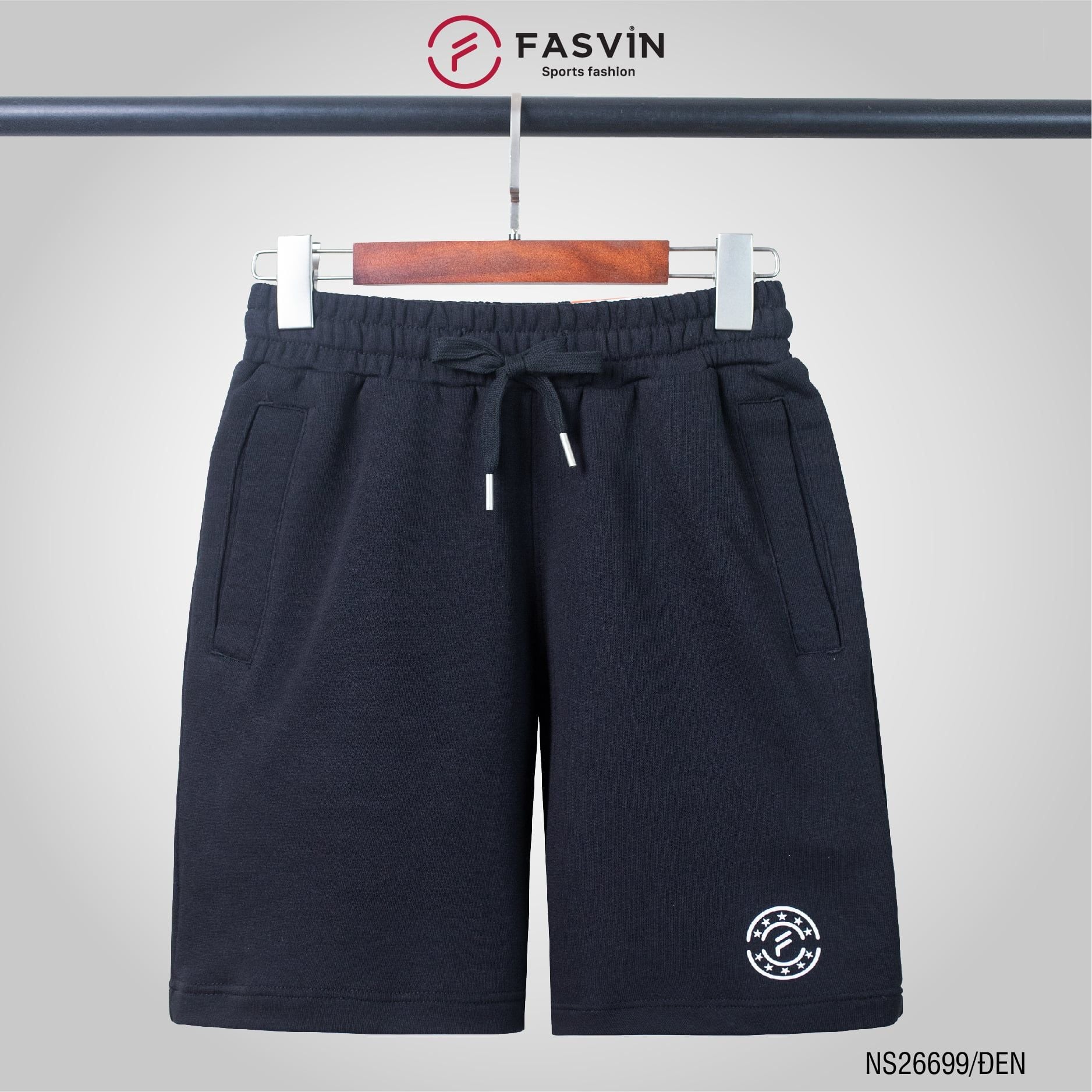  Quần short thể thao nam Fasvin NS26699.HN chất liệu COTTON cao cấp mềm mại 