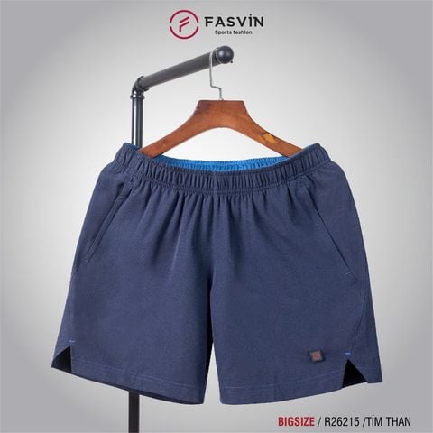  Quần đùi nam ngắn chạy bộ BIGSIZE Fasvin R26215.HN vải Dù Gió nhẹ mát tiện dụng thể thao hay mặc nhà 