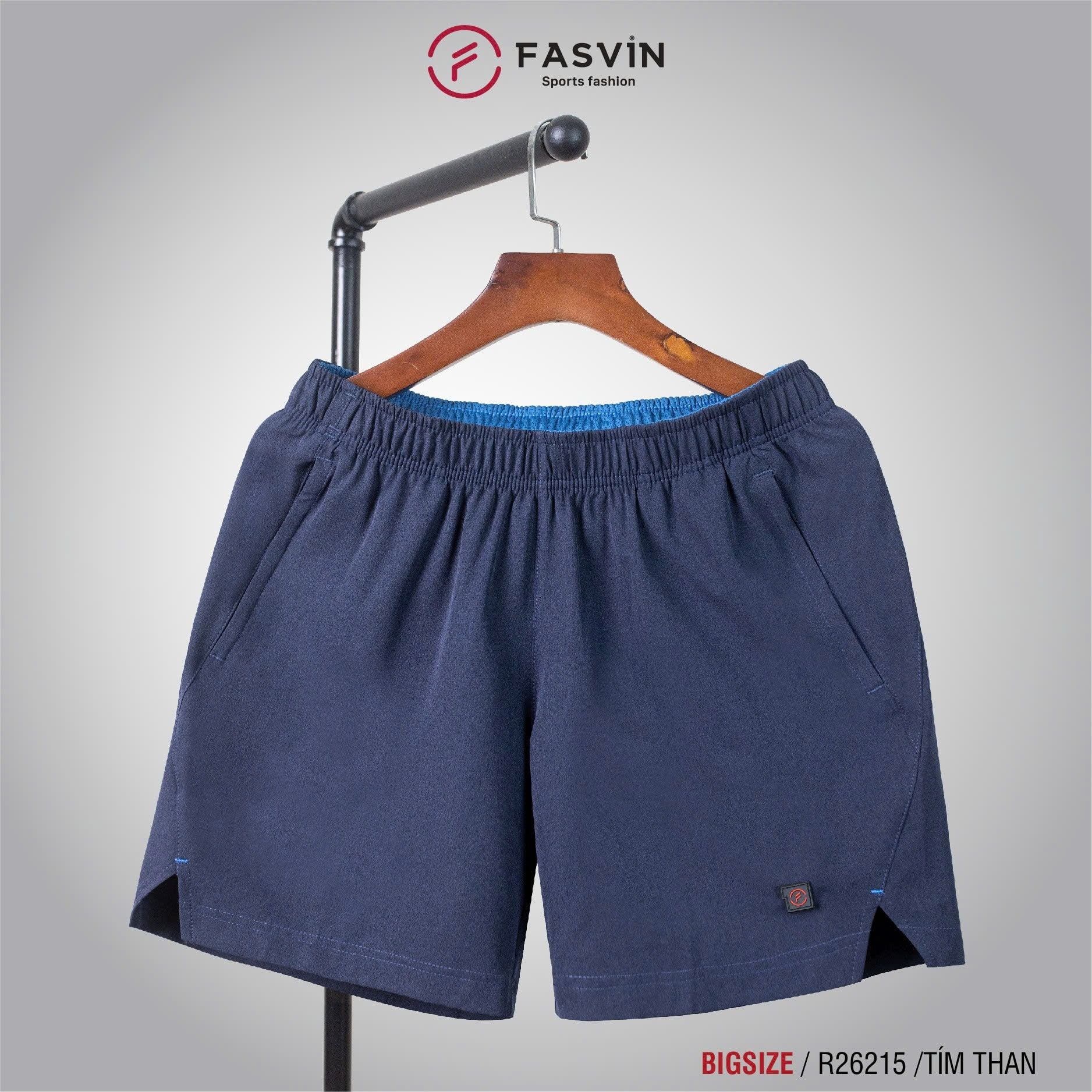  Quần đùi nam ngắn chạy bộ Fasvin R26215.HN vải Dù Gió nhẹ mát tiện dụng thể thao hay mặc nhà 