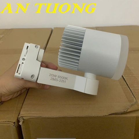  đèn rọi ray COB 12w. đèn spotlight gắn thanh ray 12w vỏ đen, vỏ trắng 
