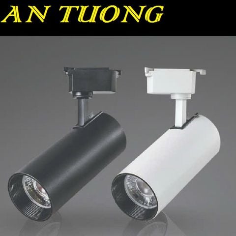  đèn rọi ray 10w. đèn spotlight gắn thanh ray 10w vỏ đen, vỏ trắng 001 