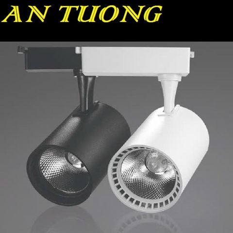  đèn rọi ray 10w. đèn spotlight gắn thanh ray 10w vỏ đen, vỏ trắng 