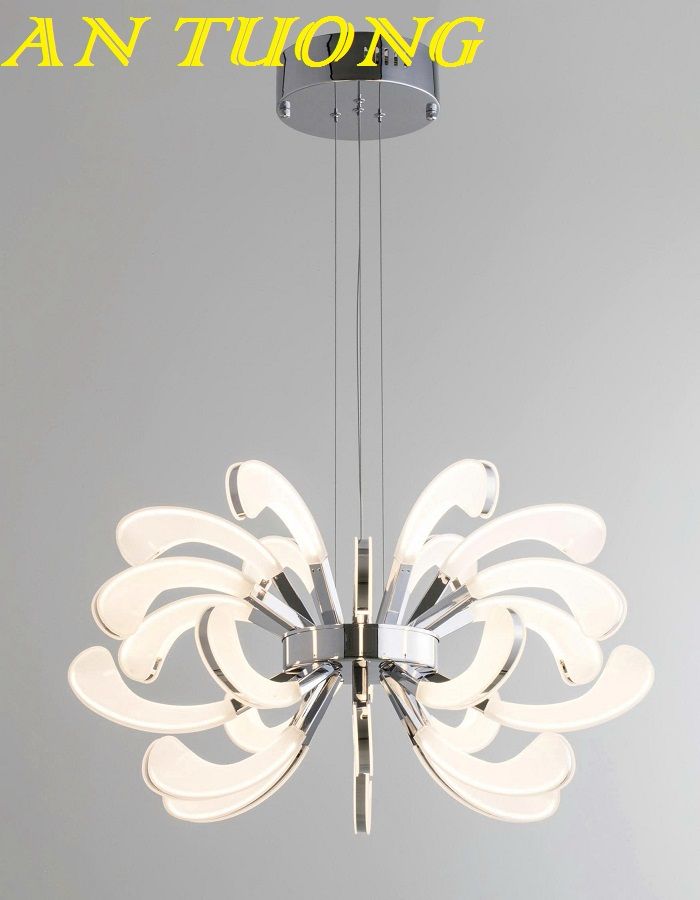 đèn thả trần trang trí phòng khách, căn hộ chung cư đẹp hiện đại 0123