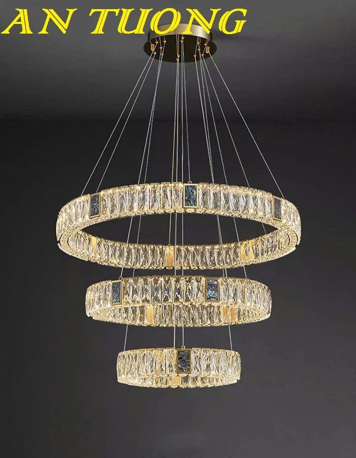 đèn thả trần trang trí phòng khách, căn hộ chung cư đẹp hiện đại 0135