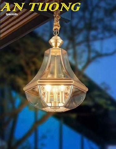  đèn treo thả trần mái vòm cong ban công sân thượng cổ điển 001 