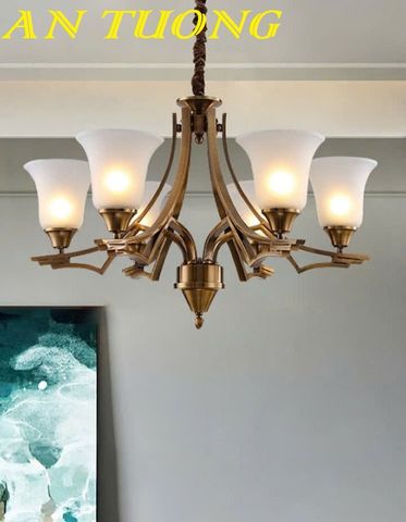 Đèn chùm cổ điển phòng khách đẹp sang trọng 011 
