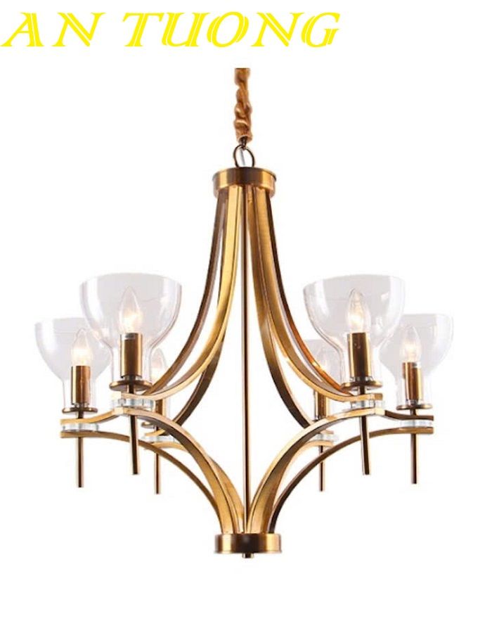 Đèn chùm cổ điển phòng khách đẹp sang trọng 062