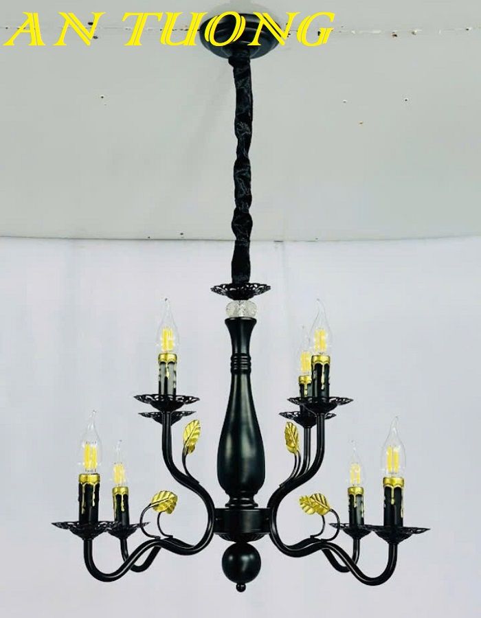 Đèn chùm cổ điển phòng khách đẹp sang trọng 067