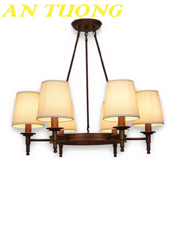 Đèn chùm cổ điển phòng khách đẹp sang trọng 073