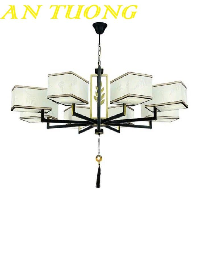 Đèn chùm cổ điển phòng khách đẹp sang trọng 077