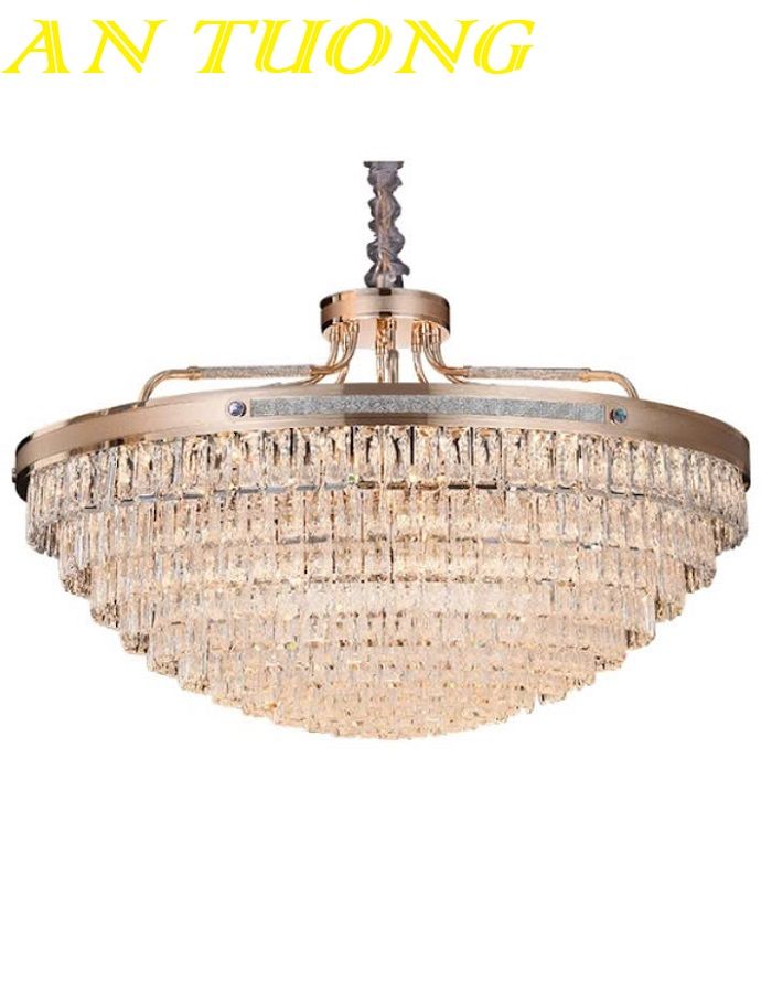 Đèn chùm pha lê phòng khách đẹp sang trọng 033