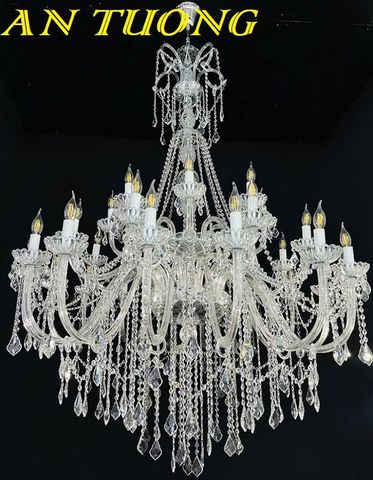  Đèn chùm thông tầng tân cổ điển đẹp sang trọng 013 