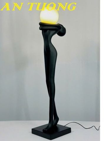 Đèn đứng dáng người nghệ thuật decor trang trí đẹp