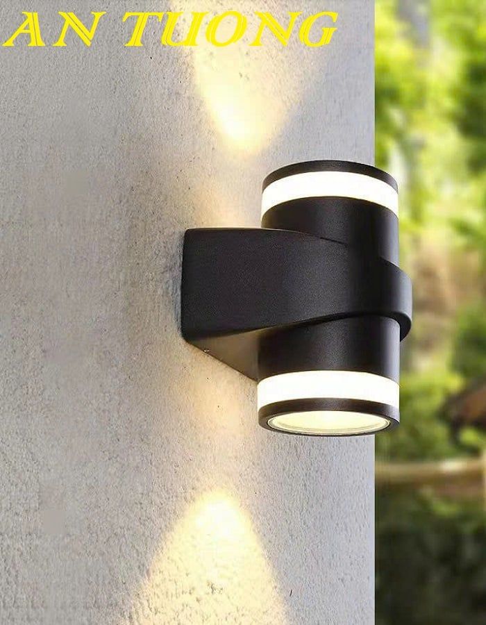 Đèn gắn tường ngoài trời trang trí tường hàng rào sân vườn đẹp 001
