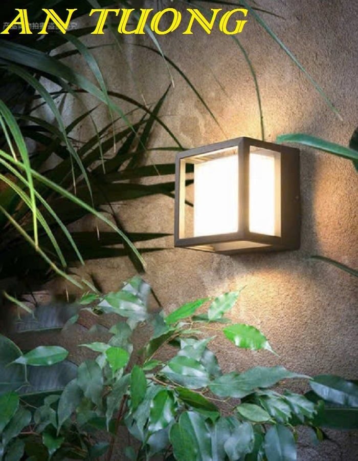 Đèn gắn tường ngoài trời trang trí tường hàng rào sân vườn đẹp 005
