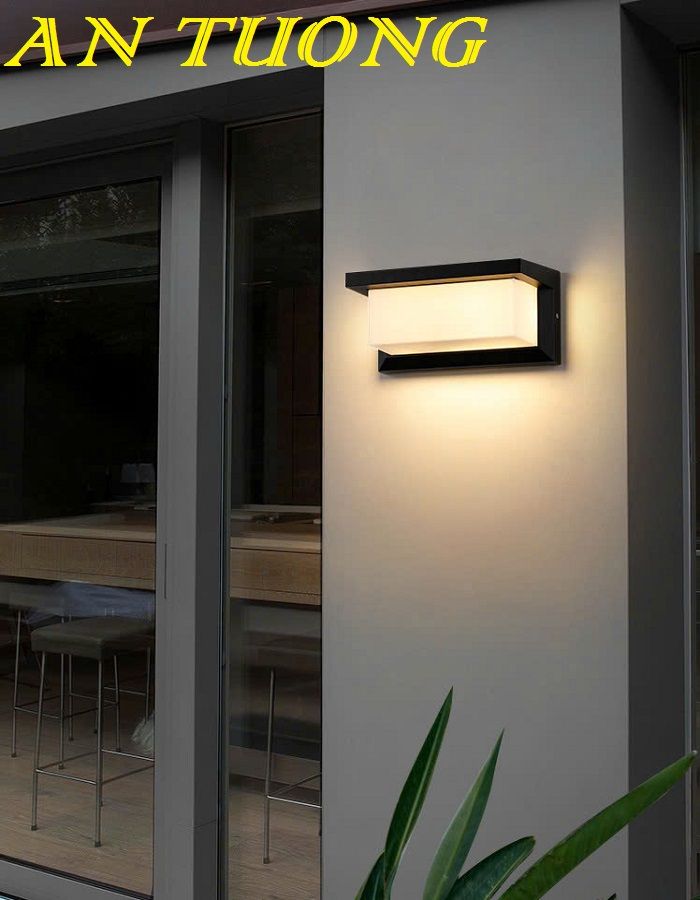 Đèn hắt tường đẹp trang trí ngoại thất tường rào sân vườn ngoài trời 021