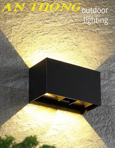  Đèn hắt tường đẹp trang trí ngoại thất tường rào sân vườn ngoài trời 041 