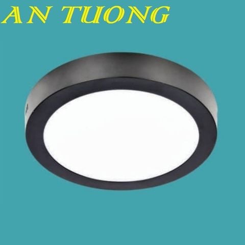  Đèn LED ốp trần nổi viền đen 18w 3 màu, 3 chế độ ốp trần ban công, mái hiên nhà 