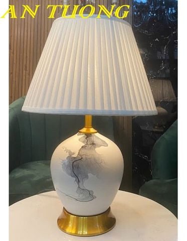 Đèn ngủ để bàn gốm sứ trang trí phòng ngủ đẹp