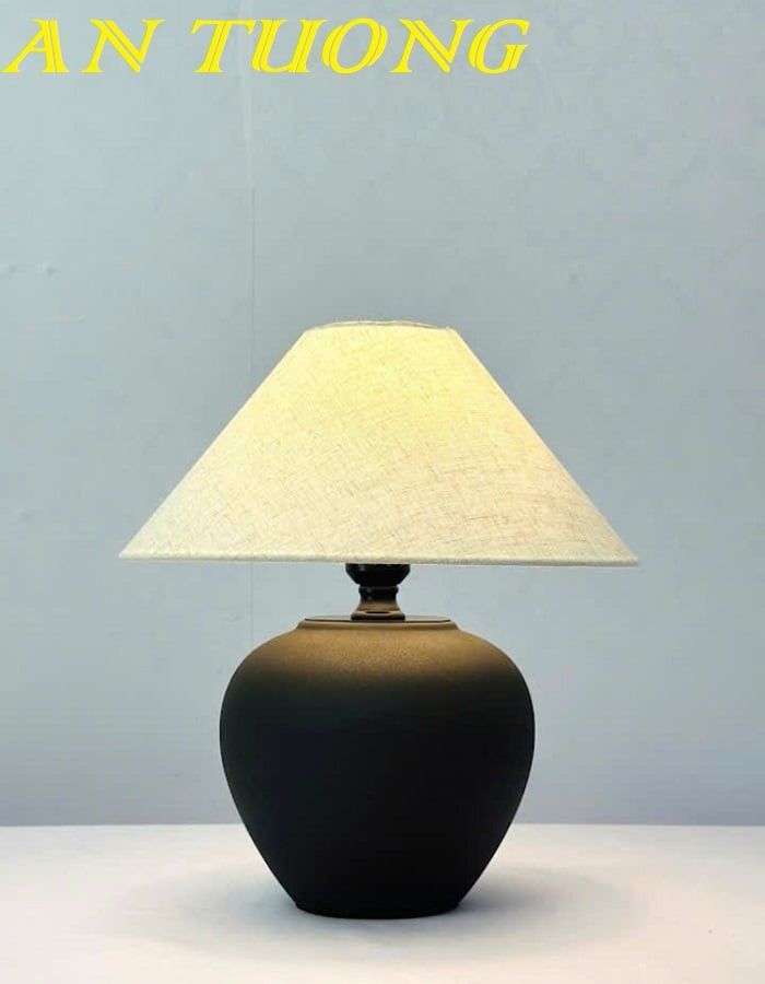 Đèn ngủ để bàn gốm sứ trang trí phòng ngủ đẹp 012