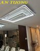 Đèn ốp trần phòng khách đẹp LED hiện đại 001 | Có quạt