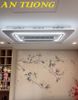 Đèn ốp trần phòng khách đẹp LED hiện đại 003 | Có quạt