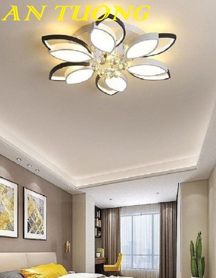 Đèn ốp trần phòng khách đẹp LED hiện đại 029