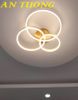 Đèn ốp trần phòng khách đẹp LED hiện đại 035
