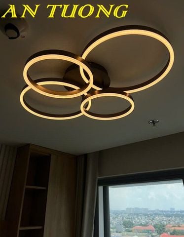  Đèn ốp trần phòng khách đẹp LED hiện đại 037 