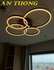 Đèn ốp trần phòng khách đẹp LED hiện đại 037