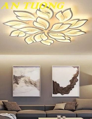  Đèn ốp trần phòng khách đẹp LED hiện đại 039 