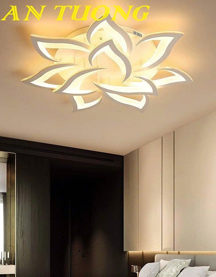 Đèn ốp trần phòng khách đẹp LED hiện đại 044