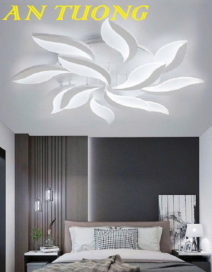 Đèn ốp trần phòng khách đẹp LED hiện đại 047