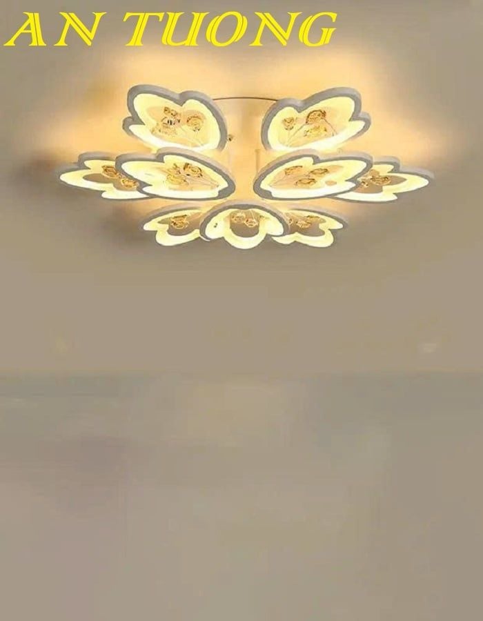 Đèn ốp trần phòng khách đẹp LED hiện đại 055